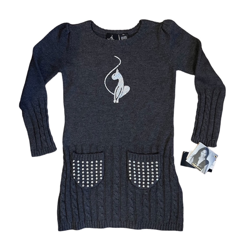 NWT Baby Phat sweater dress size 5/6